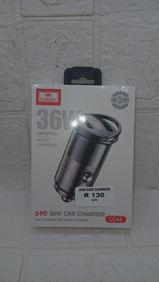 36W CAR CHARGER