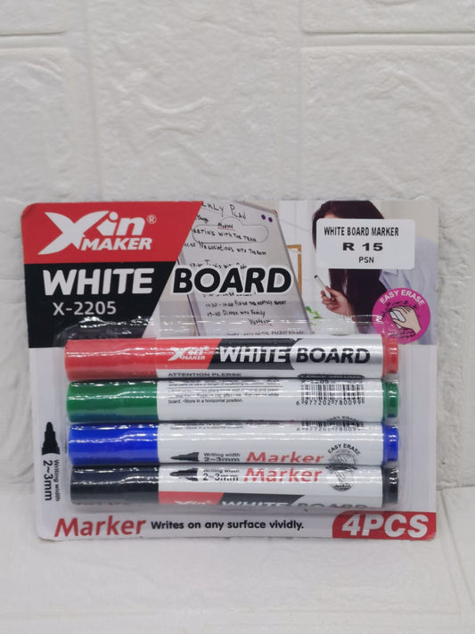 4 PIECE WHITEBOARD MARKERS