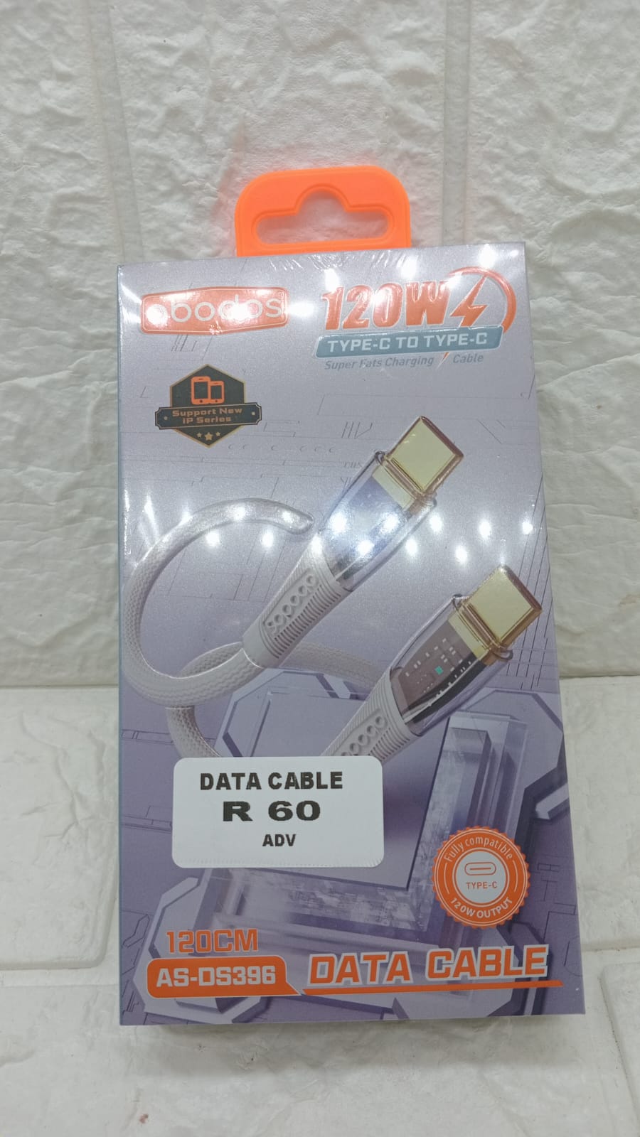 ABODOS 120W 1200M TYPE C DATA CABLE