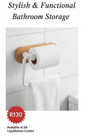 STYLISH DUAL BATHROOM HOLDER