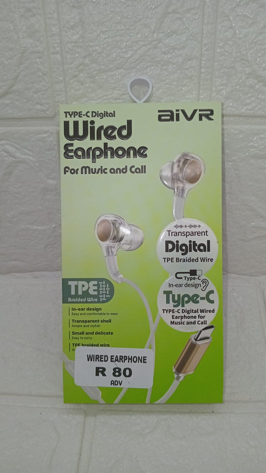 TYPE C WIRED EARPHONES