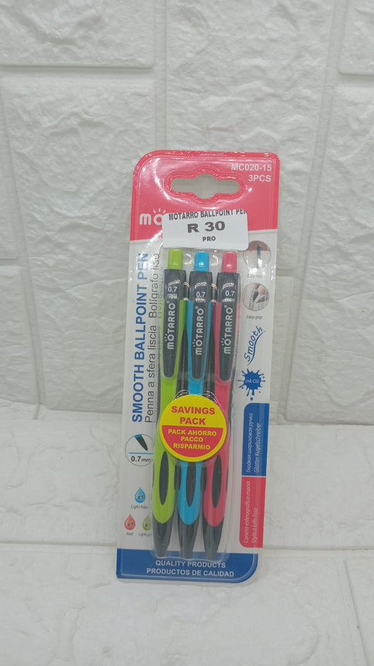 MOTARRO SMOOTH BALLPOINT PEN (BLUE)