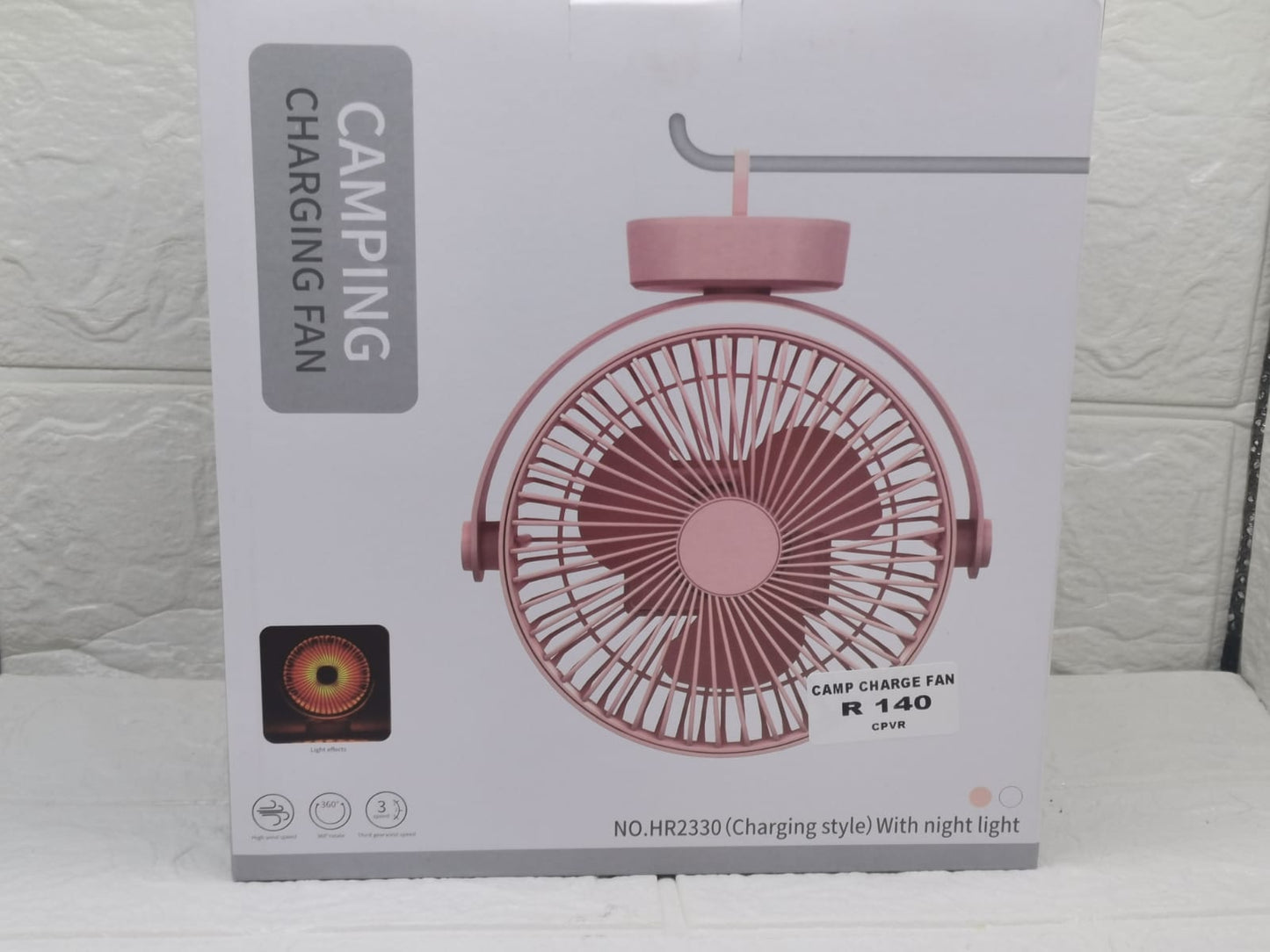 CAMPING CHARGING FAN