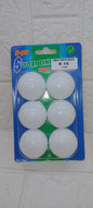 6 PIECE TABLE TENNIS BALLS