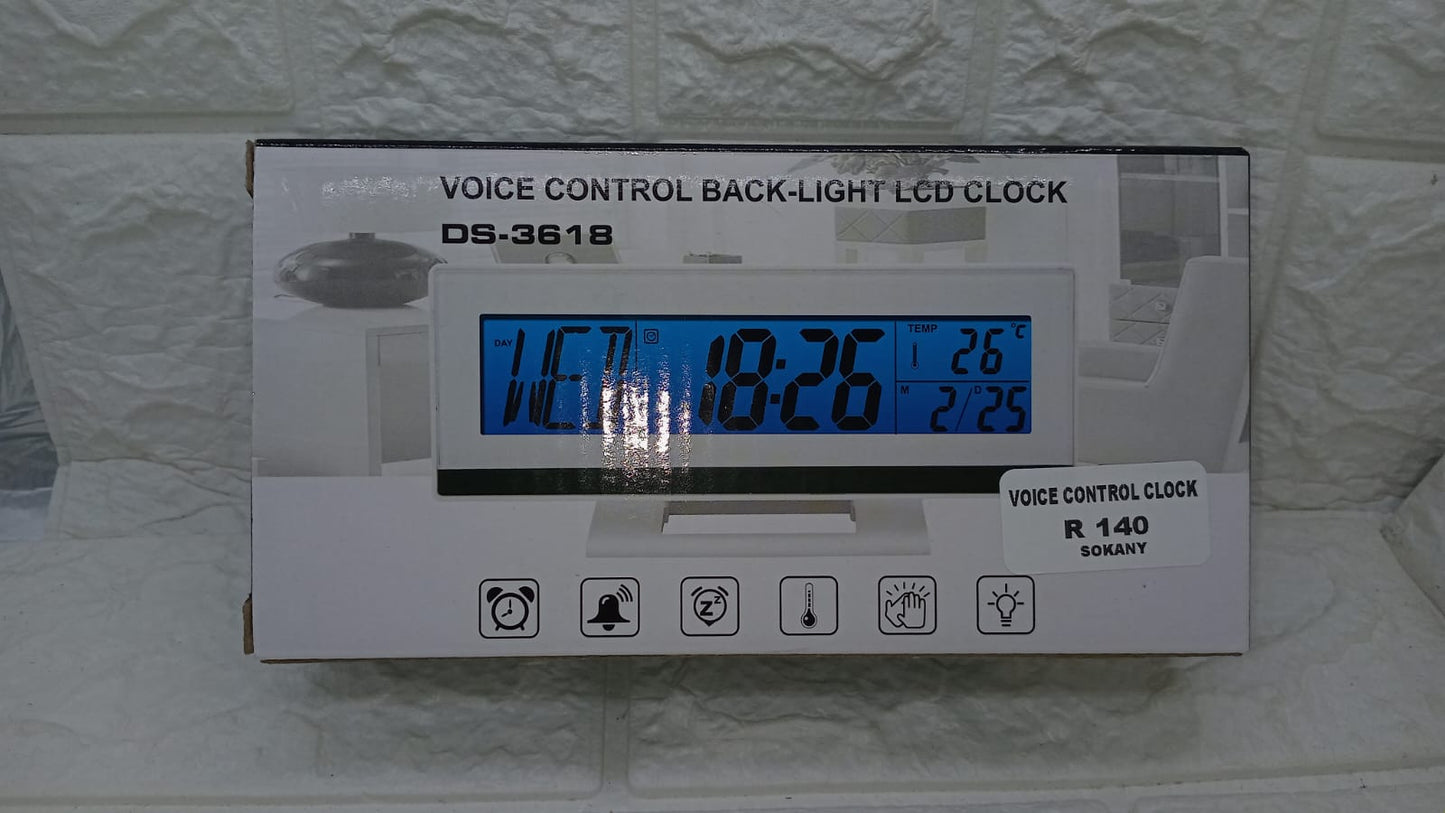 VOICE CONTROL DIGITAL CLOCK