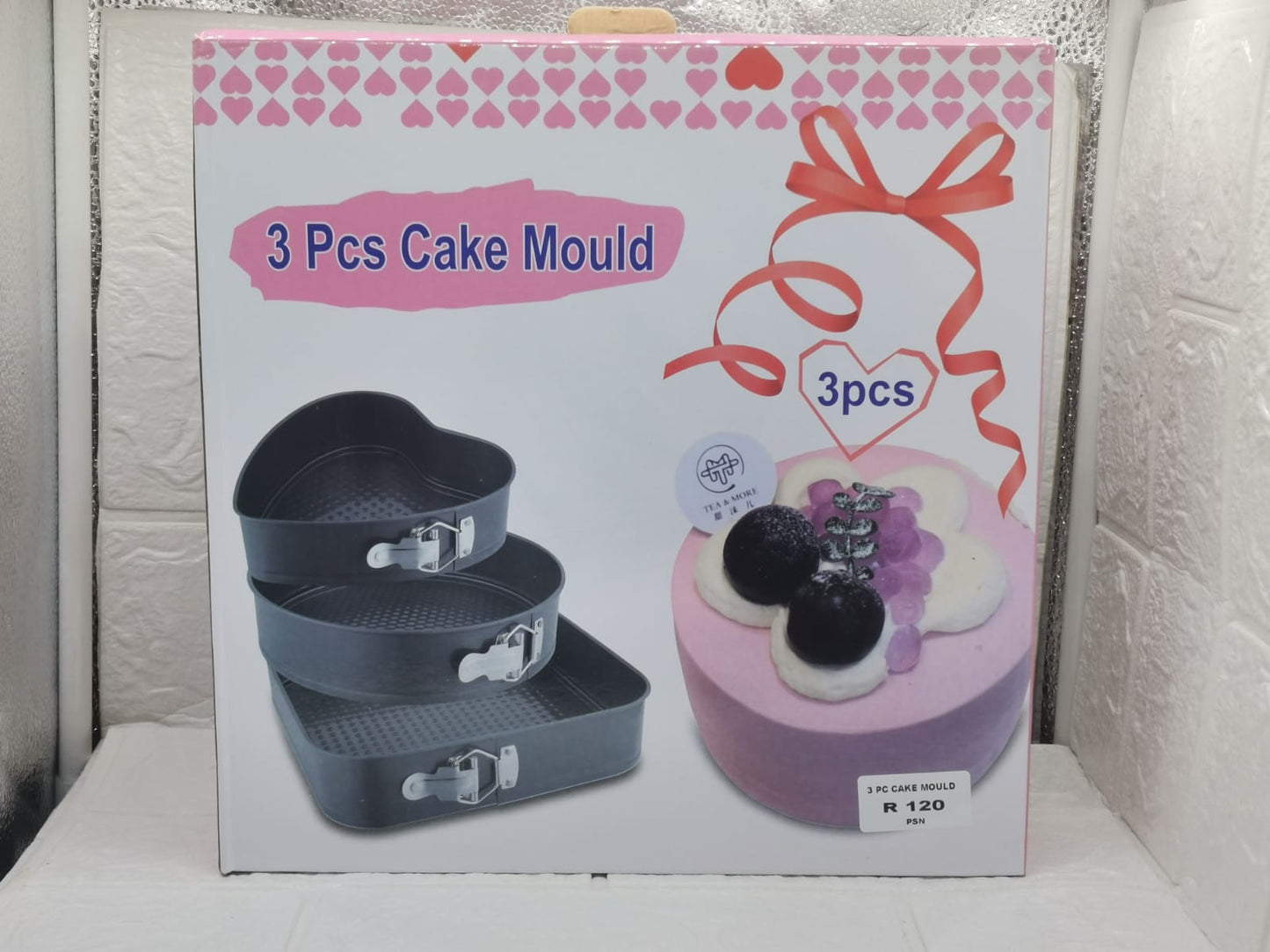 3 PIECE CAKE MOULD