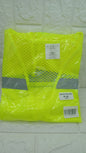 SLEEVELESS GREEN AND GREY REFLECTOR VEST
