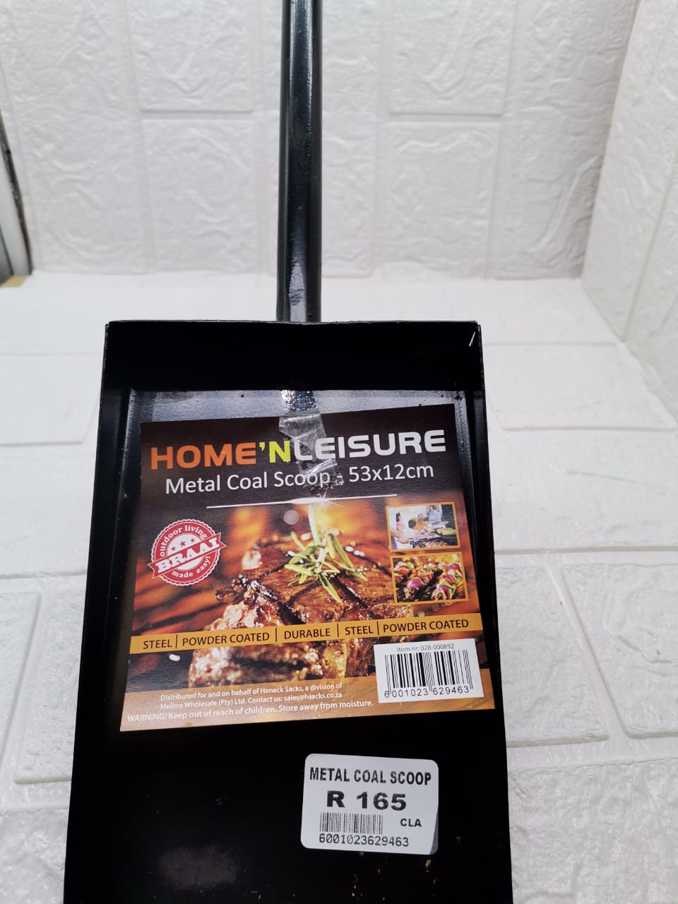 HOME AND LEISURE METAL COAL SCOOP
