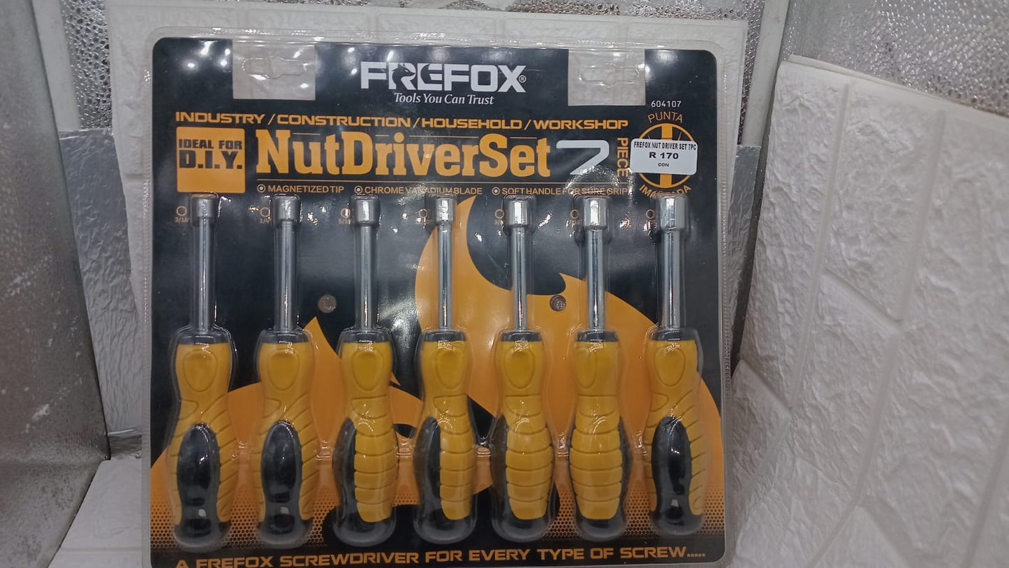 FIREFOX 7 PIECE NUT DRIVER SET
