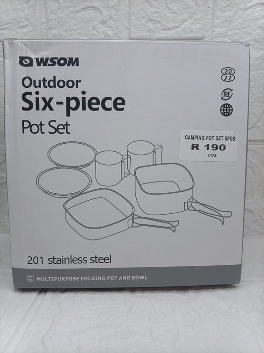 OUTDOOR 6 PIECE POT SET