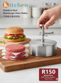 STAINLESS STEEL BURGER PATTY MAKER