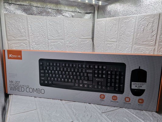 XTRIKE ME WIRED KEYBOARD COMBO