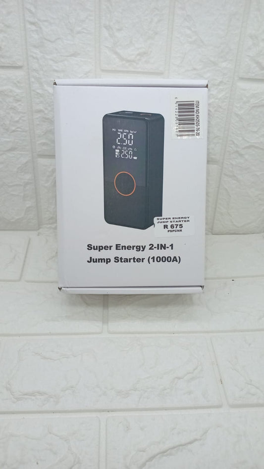 SUPER ENERGY 2 IN 1 JUMP STARTER