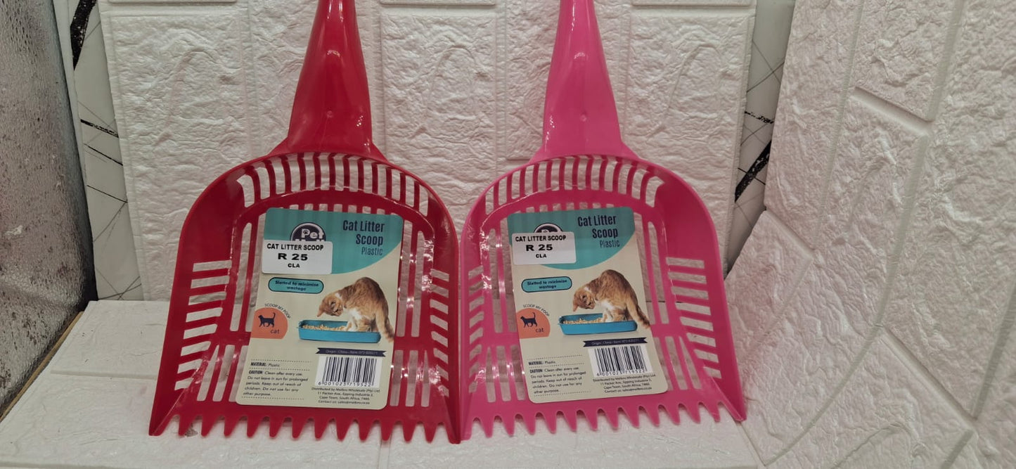 PLASTIC CAT LITTER SCOOPS