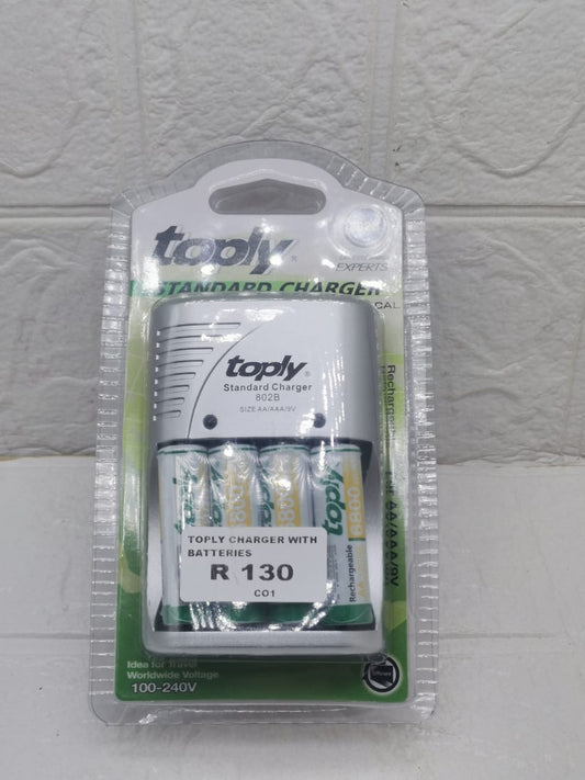 TOPLY BATTERIES WITH CHARGER