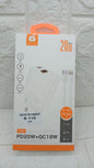 WUW 20W TYPE C TO IPHONE CHARGER KIT