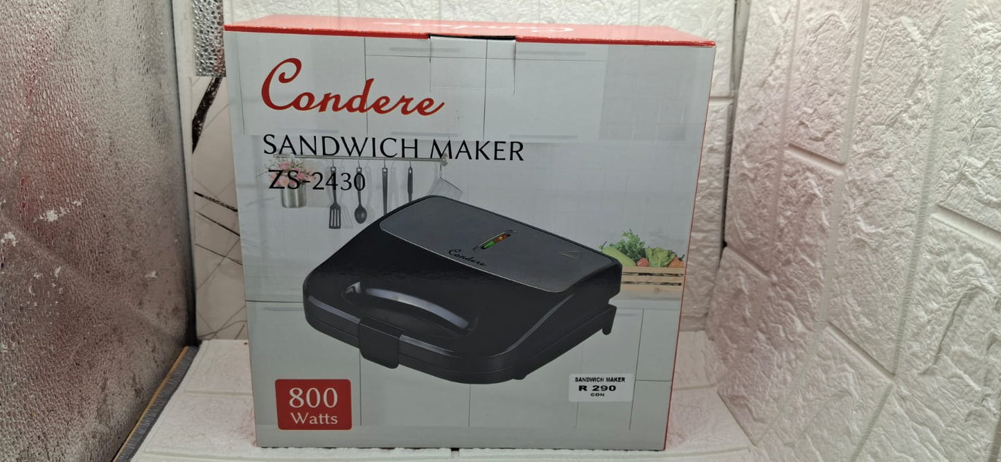 800W SANDWICH MAKER