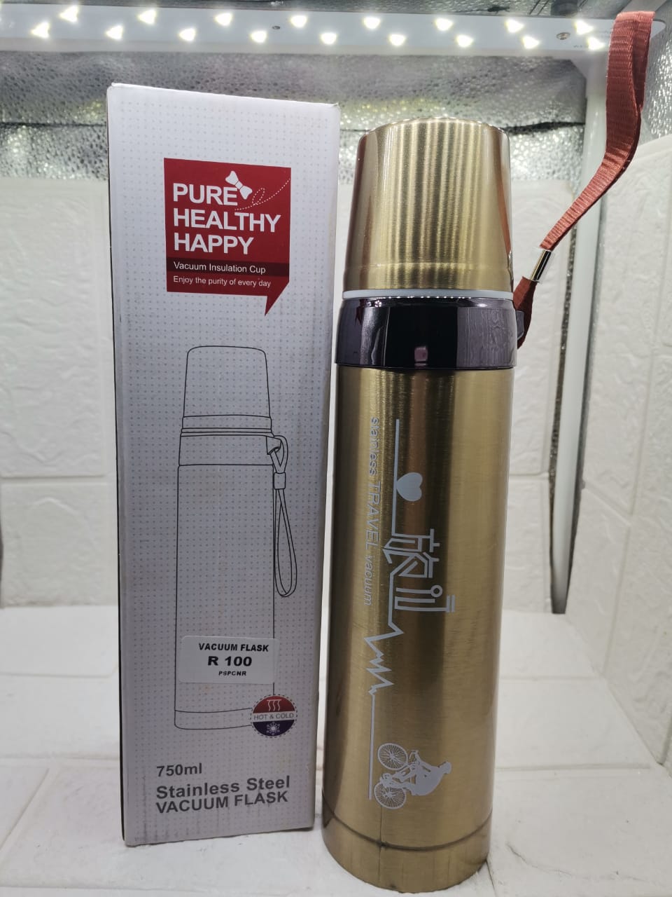 STAINLESS STEEL VACUUM FLASK 750ML