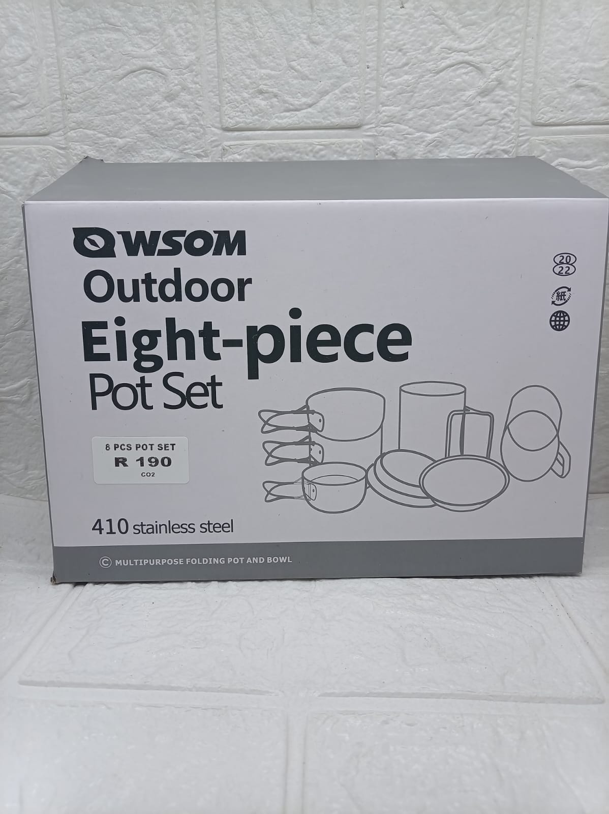8 PIECE-PIECE POT SET