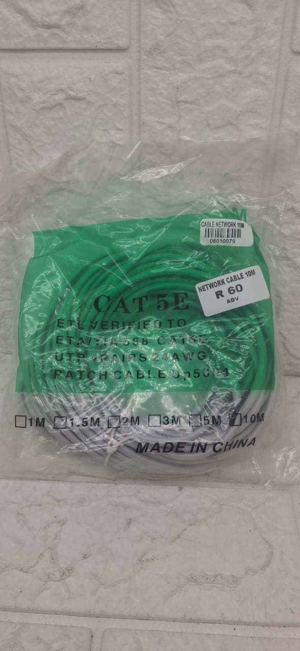 CAT 5E NETWORK CABLE 10M