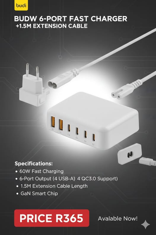 6 PORT FAST CHARGER