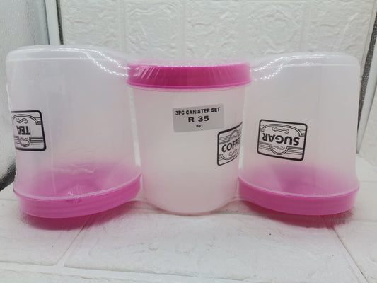 3 PIECE CANNISTER SET