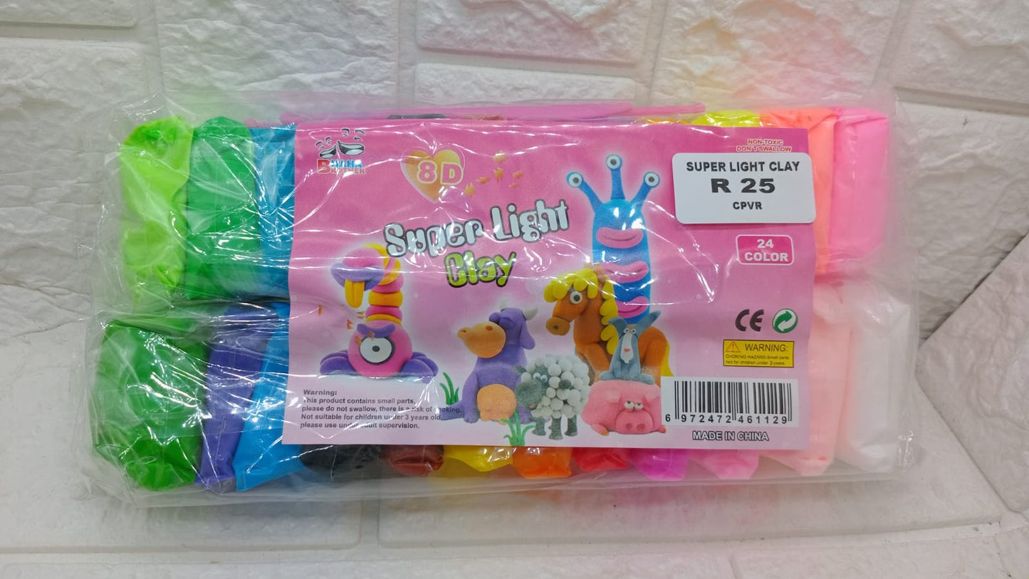 24 COLOR SUPER LIGHT CLAY