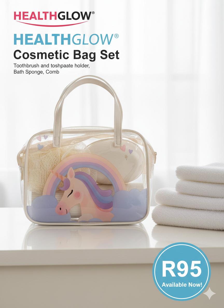 HEALTH GLOW COSMETIC BAG SET