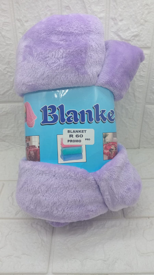 PURPLE SOFT FLEECE BLANKET