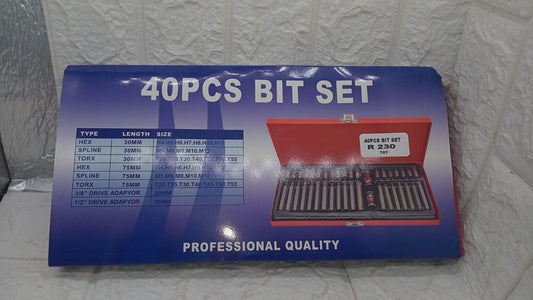40 PIECE BIT SET