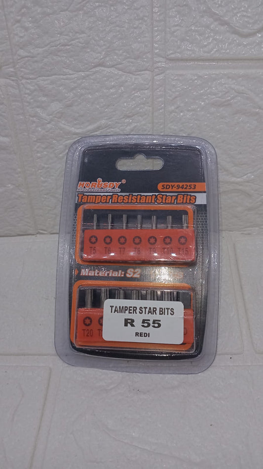 TAMPER RESISTANT STAR BITS