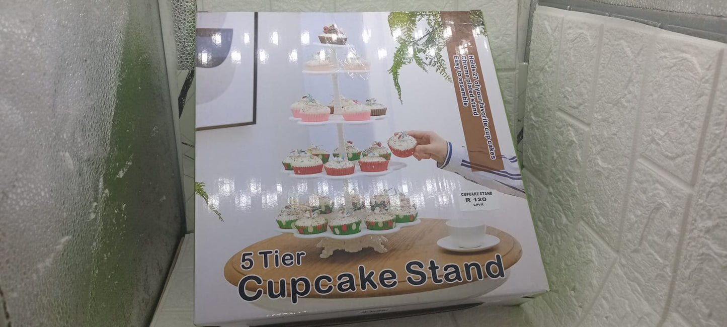 5 TIER CUPCAKE STAND