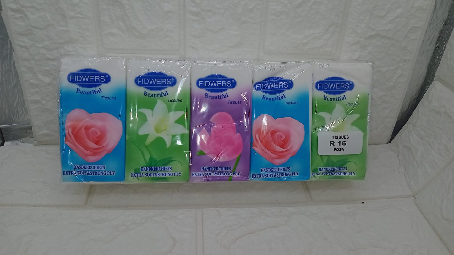 5 PACK TISSUES