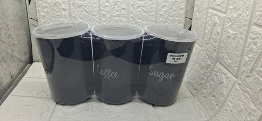 3 PIECE KITCHEN CANISTER SET