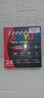 24 PIECE ACRYLIC BRUSH MARKER