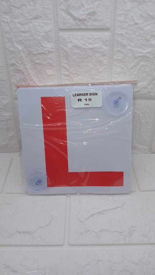 LEARNER LICENCE SIGNAGE