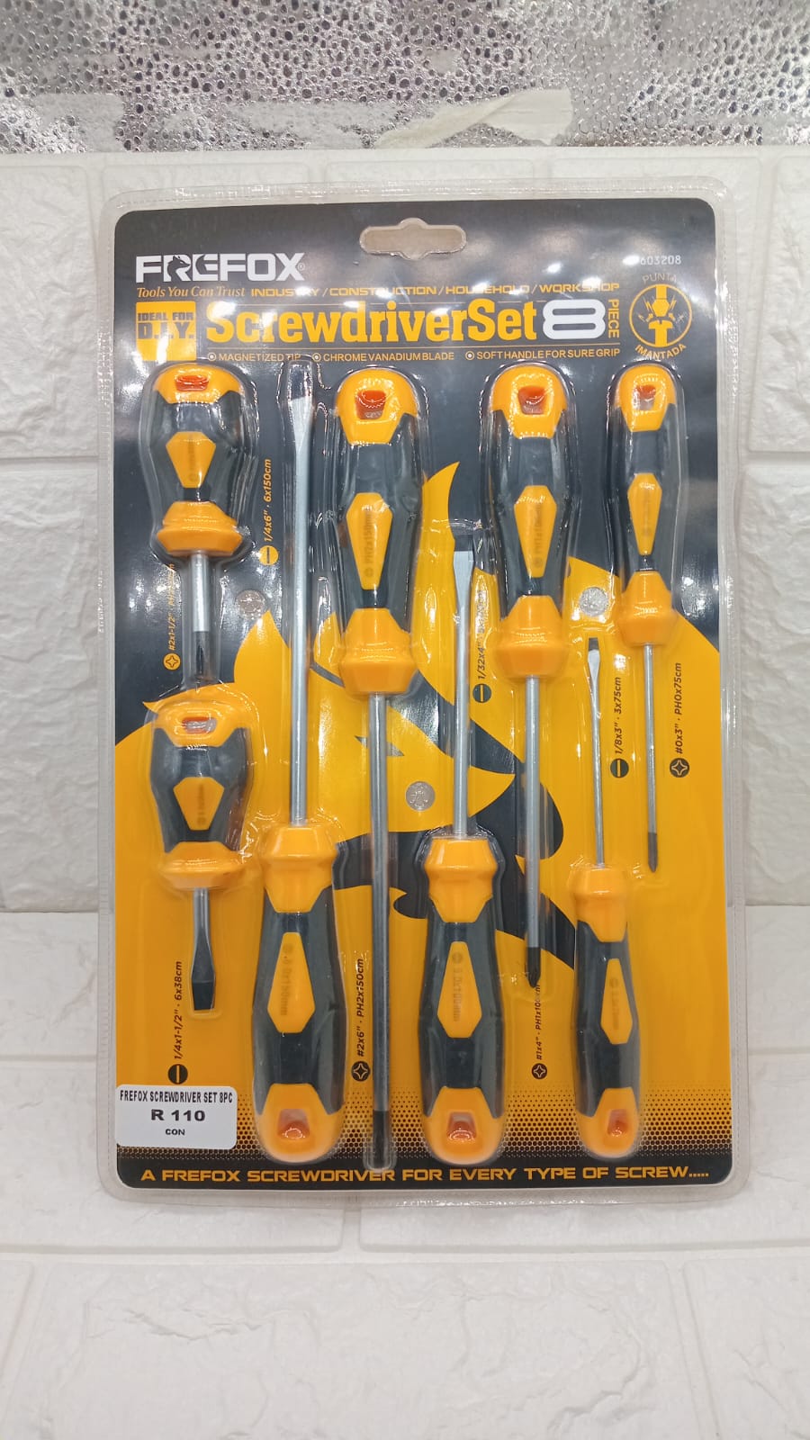 FIREFOX 8 PIECE SCREWDRIVER SET