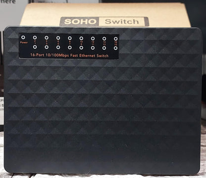16 PORT 10/100 FAST ETHERNET SOHO SWITHCH