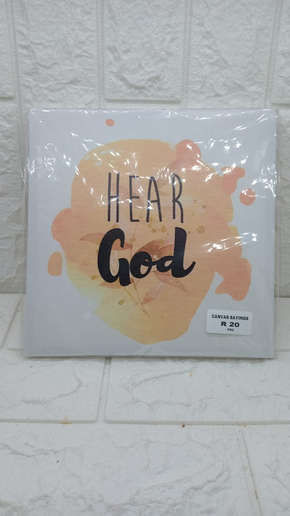 CANVAS SAYINGS
