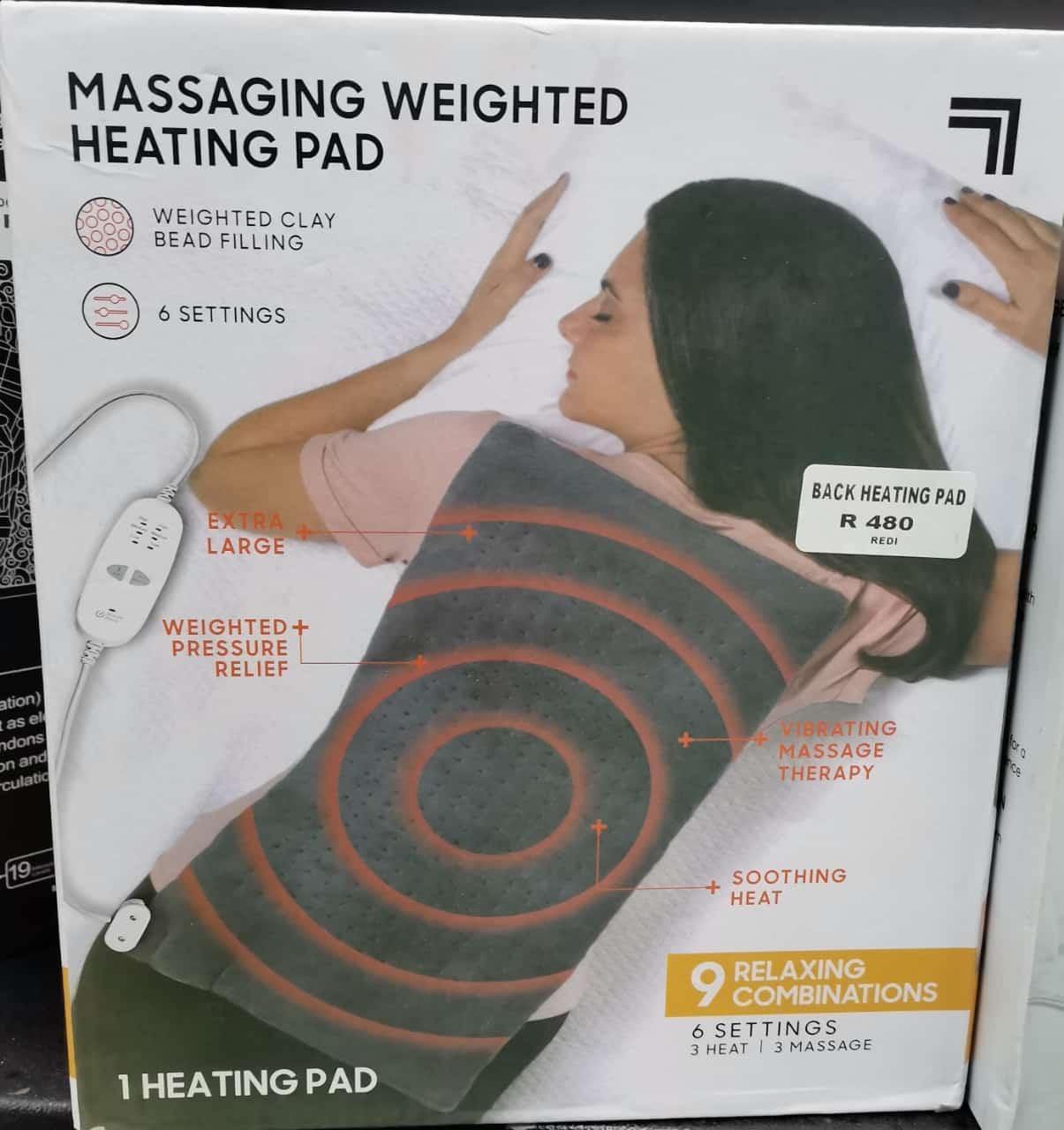 Massaging Weighted Heating Pad