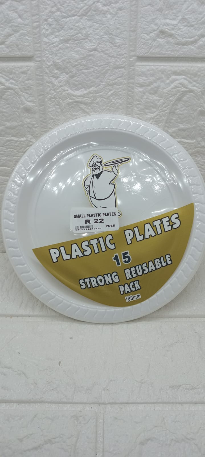 REUSABLE PLASTIC PLATES