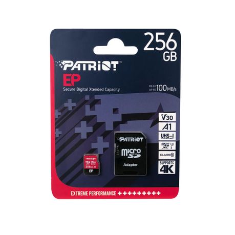 PATRIOT 256GB LX SERIES MICRO SD CARD