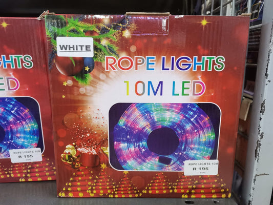 LED ROPE LIGHTS 10M WHITE