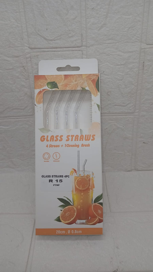 GLASS STRAWS