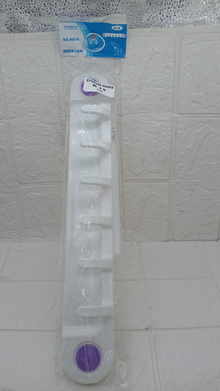 PLASTIC STORAGE HOOKS