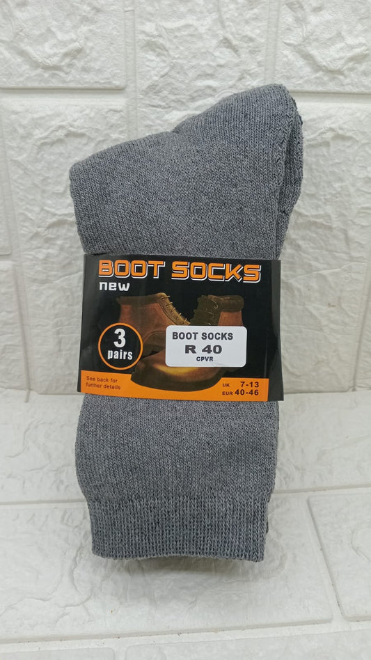 3 PACK WORK SOCKS
