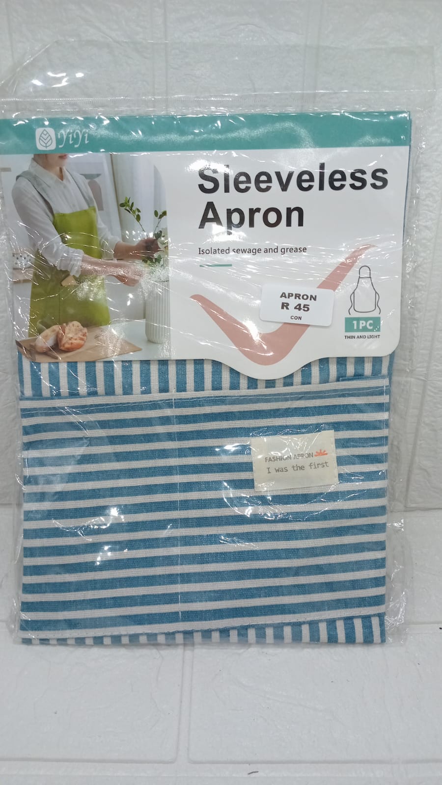 SLEEVELESS APRON