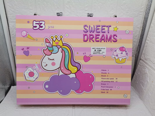 SWEET DREAMS 53 PIECE ART SET