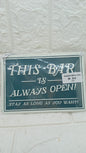 HANGUP METAL SIGN