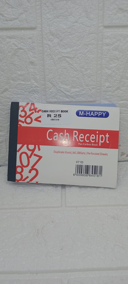 CASH RECEIPT BOOK